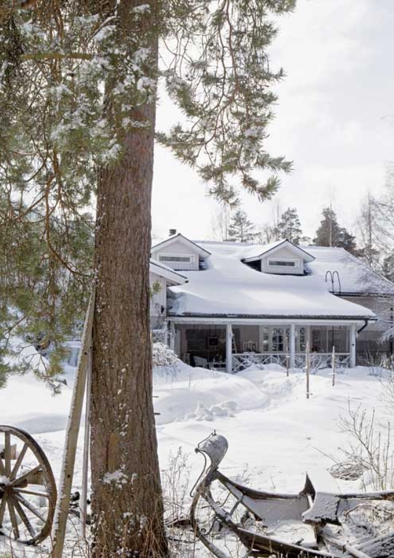 Uroczy domek pod miastem w Finlandii (21490)