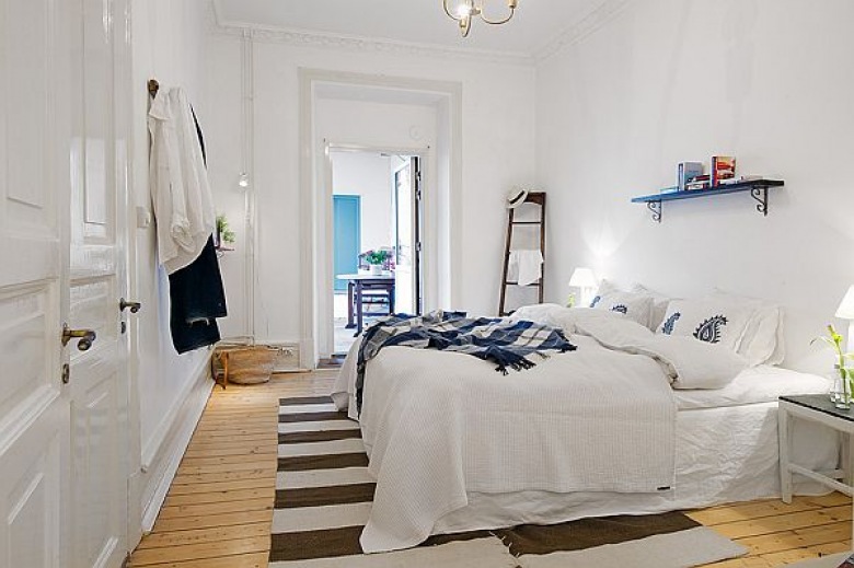 Jak urządzić białą sypialnię w skandynawskim stylu ? (20507)