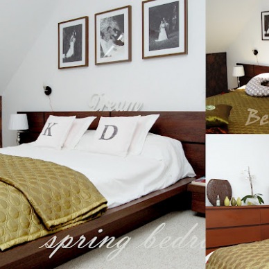 Pomysły i inspiracje na aranżacje sypialni w wykonaniu moim oraz projektanta wnętrz:)