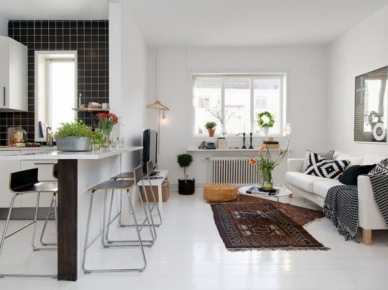 Nowoczesne skandynawskie mieszkanie z elementami klasycznych dodatków,czyli poniedziałkowe zakupy on-line