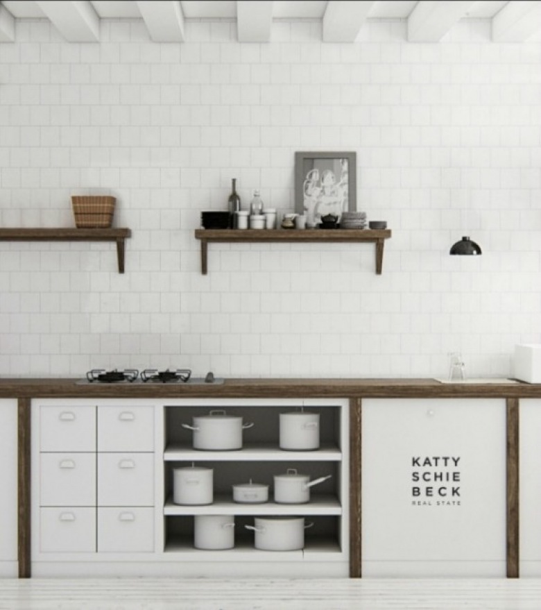 Jak urządzić białą kuchnię w stylu skandynawskim, rustykalnym i eklektycznym ? - przegląd najpiękniejszych kuchni w białych aranżacjach wnętrz (35658)