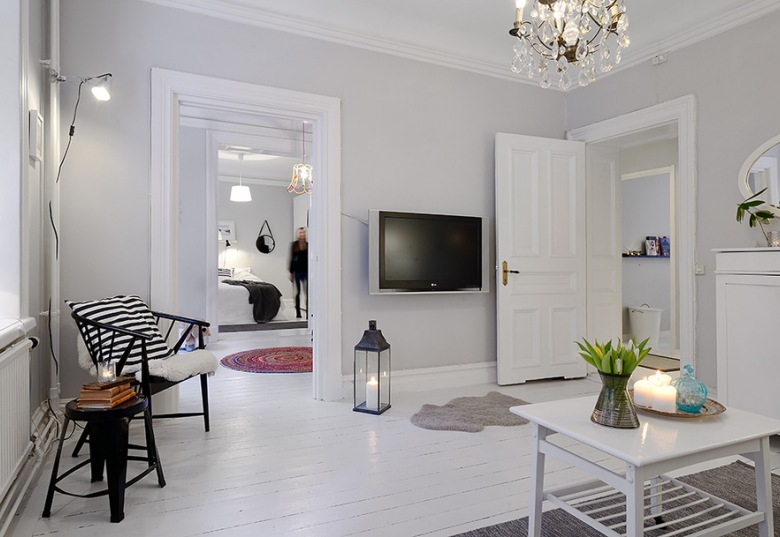 Rola światła i dodatków w skandynawskich wnętrzach na przykładzie przytulnego mieszkania ()