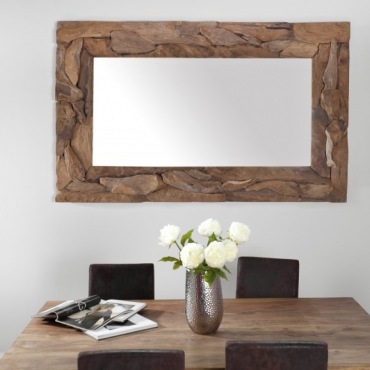Drewniane lustro w rustykalnym stylu (40)