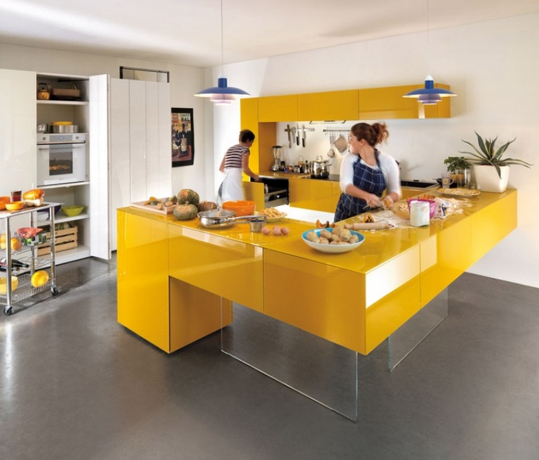Żółty kolor we wnętrzach,żółty kolor na scianie,żółte akcenty w mieszkaniu,jak dekorować dom w żółtym kolorze,jak używać żółtego koloru,żółte dekoracje i dodatki do wnętrz,co pasuje do żółtego koloru,żółte meble,żółte (34054)