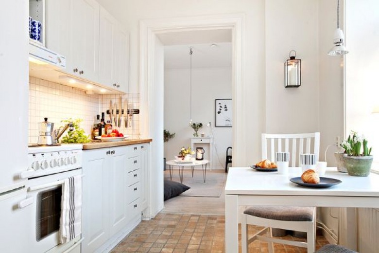 kolejny popis, jak funkcjonalnie i ładnie urządzić małe mieszkanie w skandynawskim...