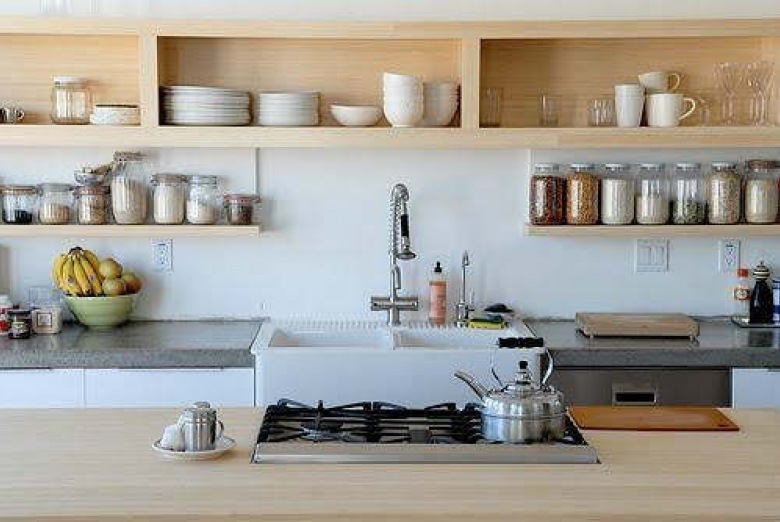 jeśli nie wiesz, jak urządzić kuchnię z półkami, to te zdjęcia z aranżacjami kuchni podpowiedzą wiele i na pewno coś...