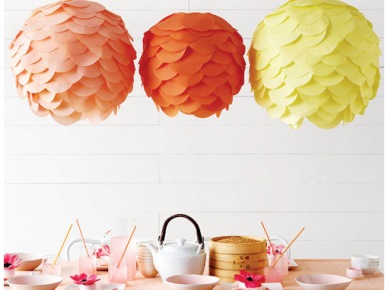 DIY, czyli jak zrobić dekoracyjne papierowe lampiony - idealne na wesele i do pokoiku córeczki:)