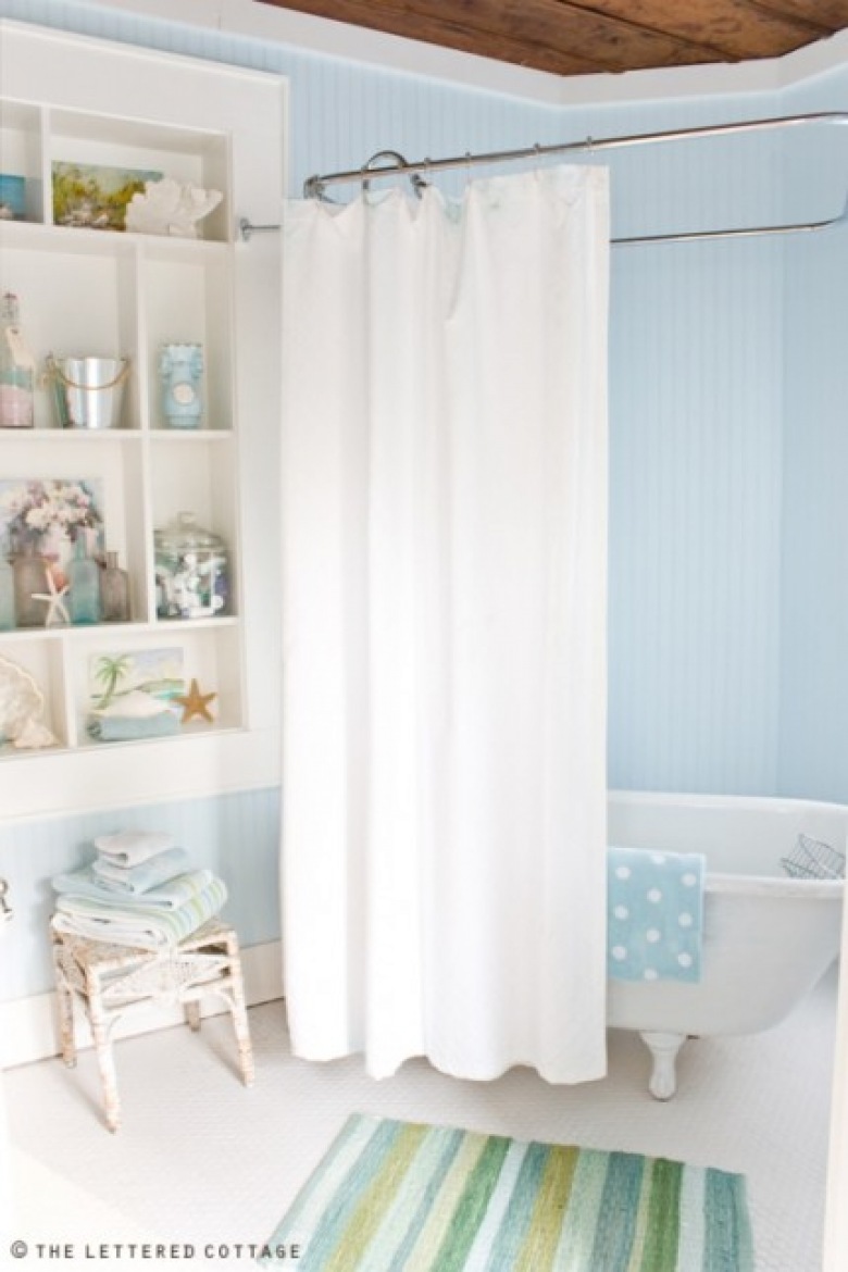 Łazienki w stylu śródziemnomorskim - niebieskie łazienki zdjęcia i inspiracje | Lovingit (9477)