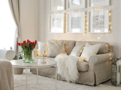 Romantyczna aranżacja domu w bieli i pastelach dla odmiany