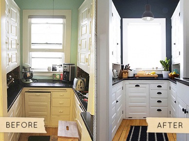 Niesamowita metamorfoza, czyli jak odświeżyć wnętrze - kuchnia przed i po :)