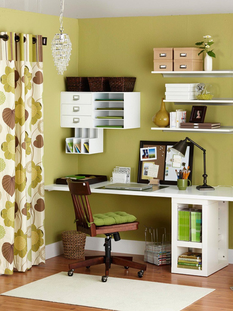kilka pomysłów, jak urządzić ciekawe , małe biuro w domu - jakie wybrać biurko, może konsolkę albo sekretarzyk ? wybierz swój styl i kolor ! pomysły na aranżacje małego biura w domu i...