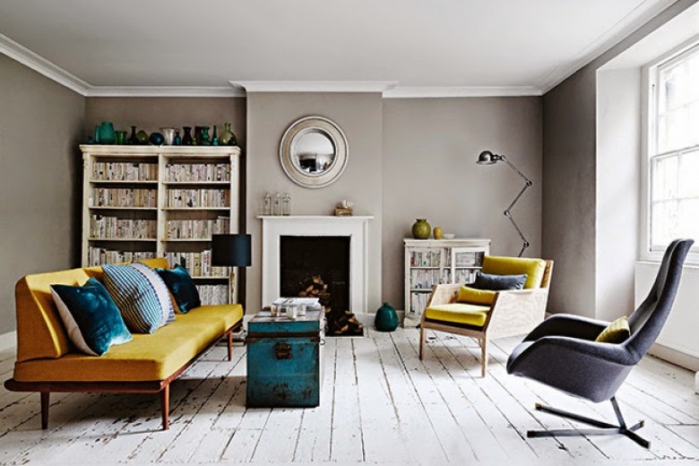 Wygodne i stylowe proste wnętrza dają elegancję w tym rodzinnym domu w centrum Bristolu.Mieszanka stylu nowoczesnego i...