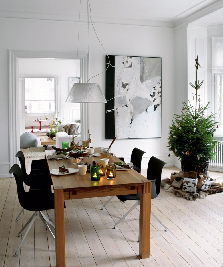 jeśli chcecie urządzić święta po skandynawsku, to zacznijcie od świątecznych dekoracji - choinka, kieszenie na...