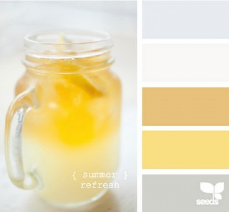 Żółte wnętrza. Inspiracje muśnięte słońcem z cyklu paleta barw w pięknym wydaniu (29585)