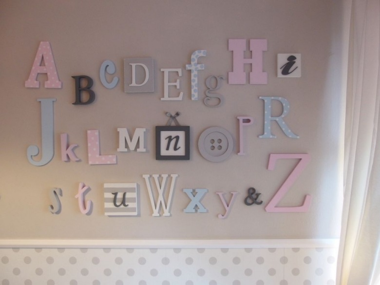 Typografia w pokoju dziecięcym (43499)