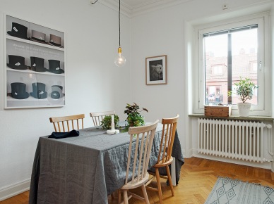 Skandynawskie wnętrze: Przepiękne mieszkanie w Szwecji – LEMONIZE.ME (27256)