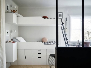 Łóżka piętrowe w pokoju dziecięcym (48723)