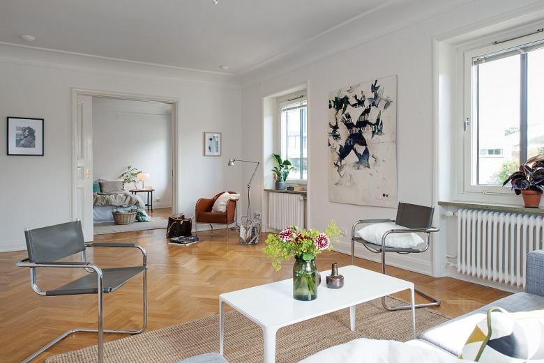 Skandynawskie wnętrze: Przepiękne mieszkanie w Szwecji – LEMONIZE.ME (27246)