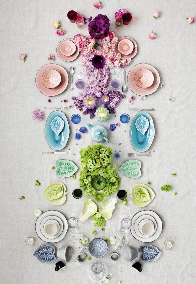 Aranżacja stołu,dekoracja stołu,kolorowe dekoracje na stół,inspiracje na stół (33147)