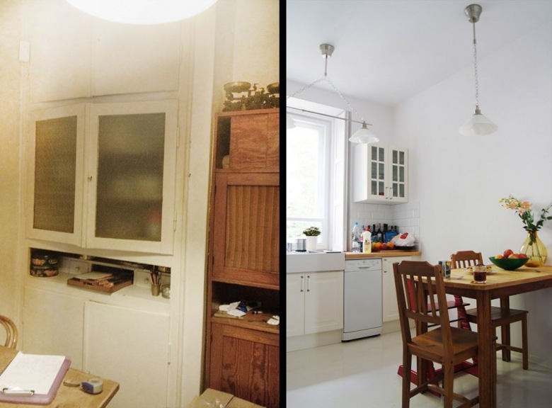 Kuchnia z jadalnią before & after (44089)