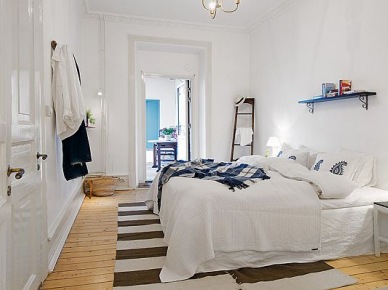 Jak urządzić białą sypialnię w skandynawskim stylu ? (20507)