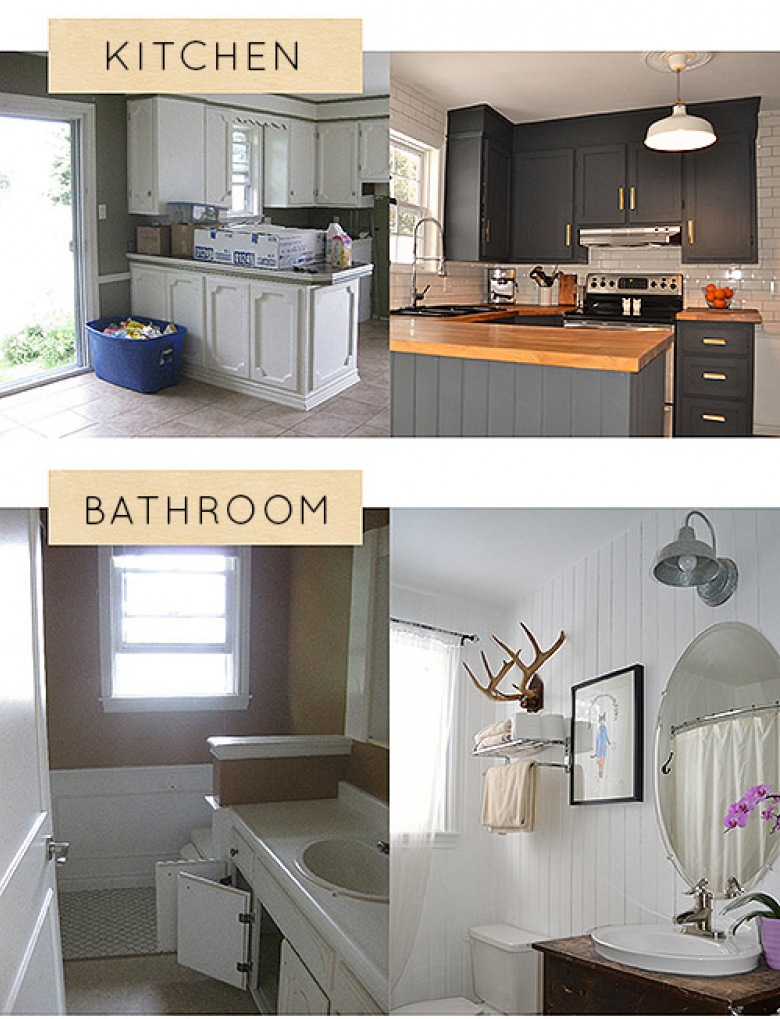 Kuchnia i łazienka before & after (41923)