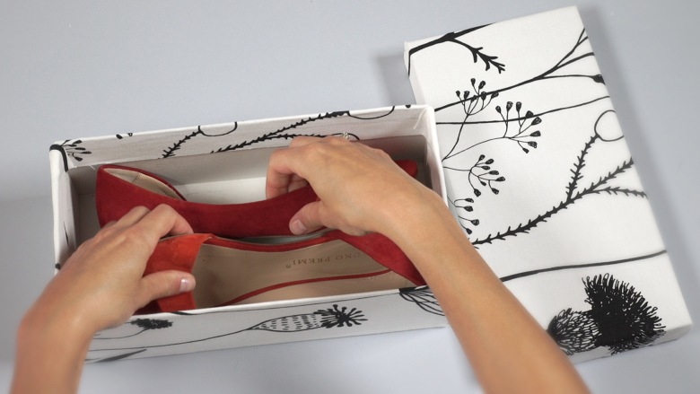 Dekoracyjne pudełko na buty w projekcie DIY (51609)