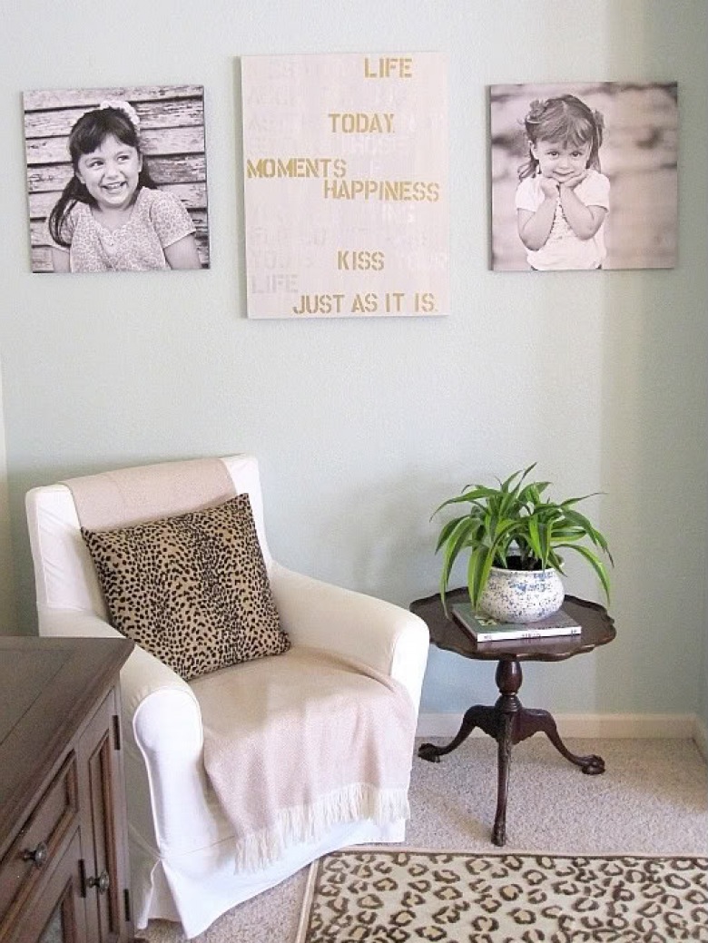 Sweetie Pie Style: DIY Quote on Canvas Wall Art (1285)