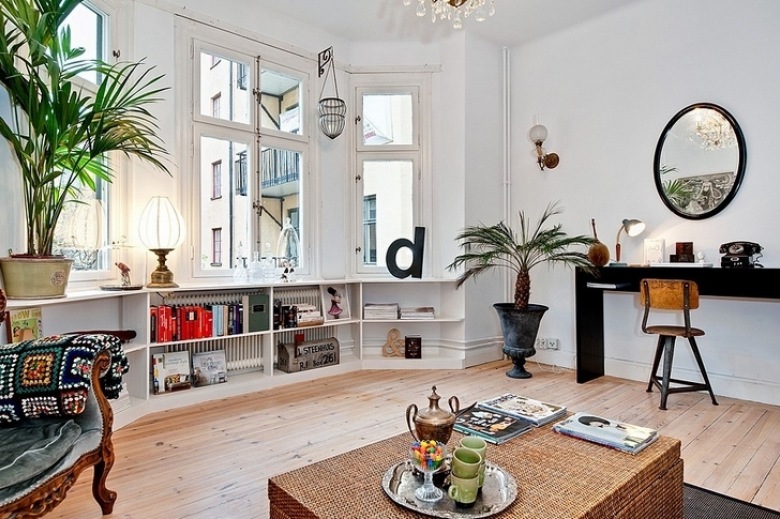 niepowtarzalny apartament powstał w Sztokholmie - przestronny, jasny i z bardzo ciekawymi meblami. Na najwyższe uznanie...