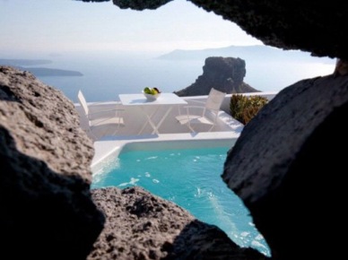 Santorini - hotel na klifie. (12006)