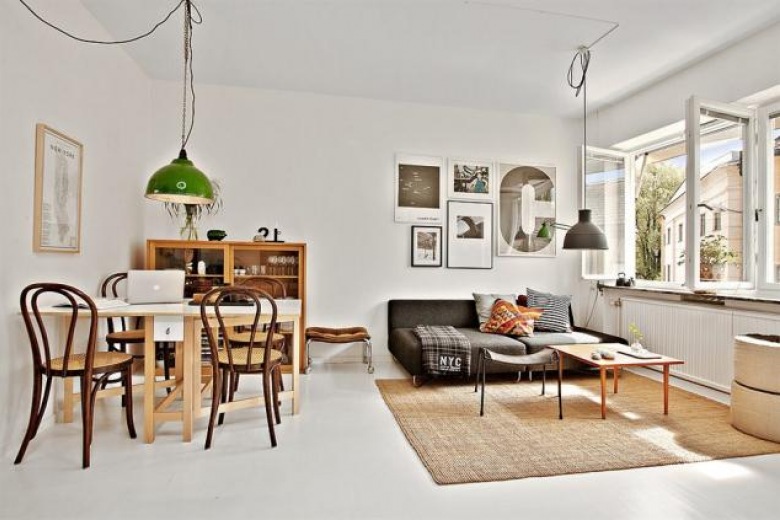 jak urządzić małe mieszkanie z zaledwie 35 m2 ? ten pomysł jest prosty i ciekawy, nie nudny i trochę inny od typowych...