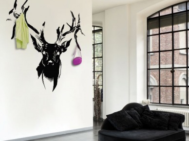 Skandynawskie DIY: Jeleń na ścianie – 3 najlepsze sposoby + wzory do wycięcia! – LEMONIZE.ME (27258)