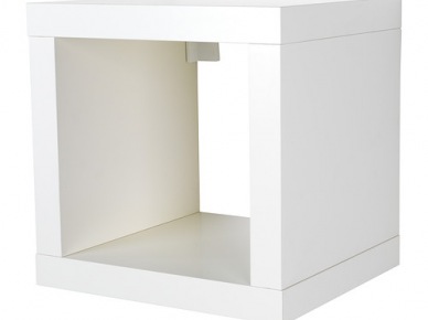 Biała kwadratowa półka (49399)