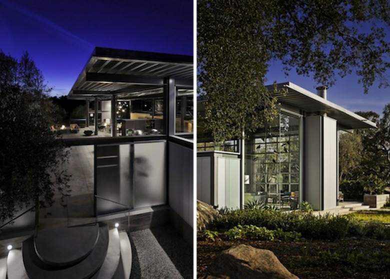 piękny, nowoczesny dom w Kalifornii , który urzeka ciekawą, otwartą architekturą. Wspaniale wkomponowany w krajobraz...