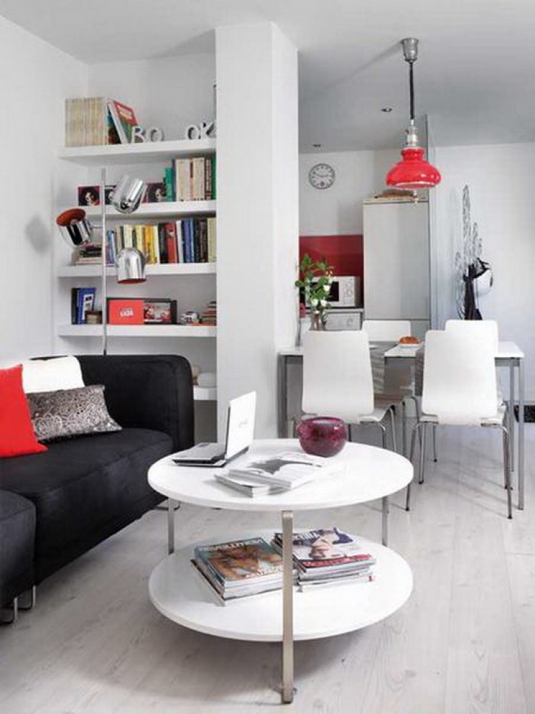 40 m2 mieszkania, to nie jest mały metraż, to już powierzchnia, którą można dobrze urządzić - dobrze i wygodnie. Białe...