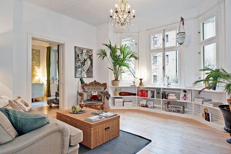 niepowtarzalny apartament powstał w Sztokholmie - przestronny, jasny i z bardzo ciekawymi meblami. Na najwyższe uznanie zasługuje sypialnia z oryginalnymi...