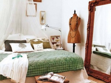 Biale moskitiery w aranżacji sypialni w różnych stylach (24913)