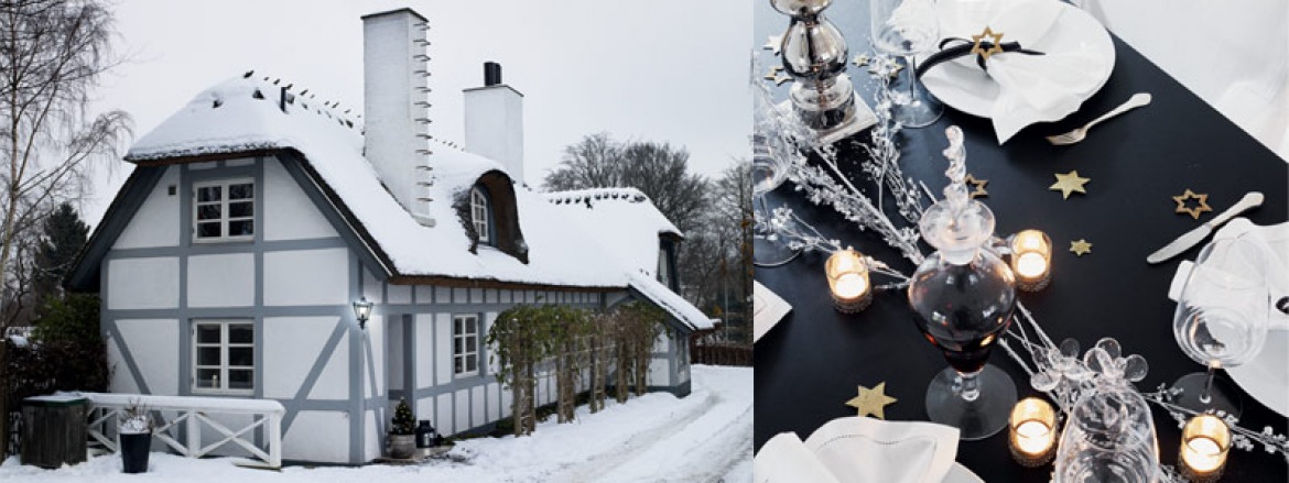 święta w stylu skandynawskim są często zaakcentowane dekoracjami w kolorze czerni i złota i oczywiście bieli - jeśli...