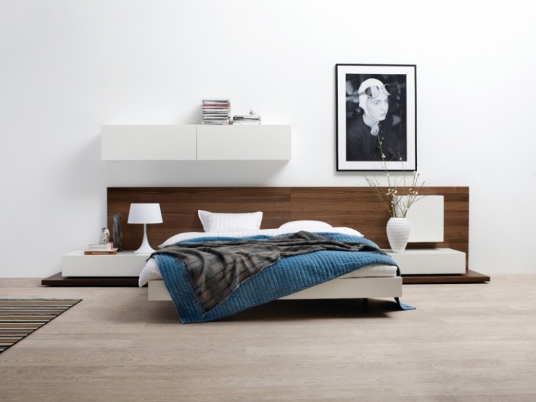 propozycja nowoczesnej sypialni - prostota i elegancja - źródło BoConcept